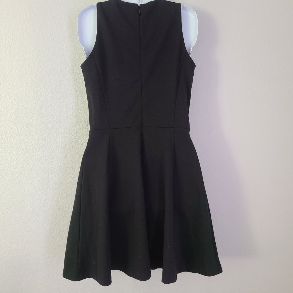Michael Michael Kors Sleeveless Zip-Front Fit & Flare Dress Black Size 2 - Picture 4 of 13
